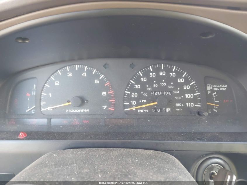 1997 Toyota 4Runner Sr5 V6 VIN: JT3HN86R5V0105458 Lot: 43890001