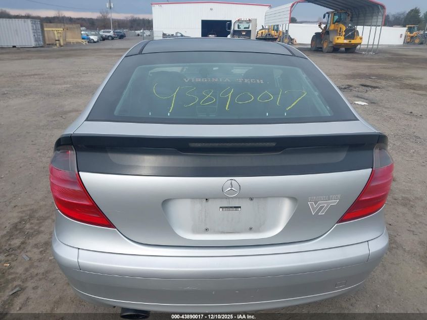 2004 Mercedes-Benz C 230 Kompressor Sport VIN: WDBRN40J24A631758 Lot: 43890017