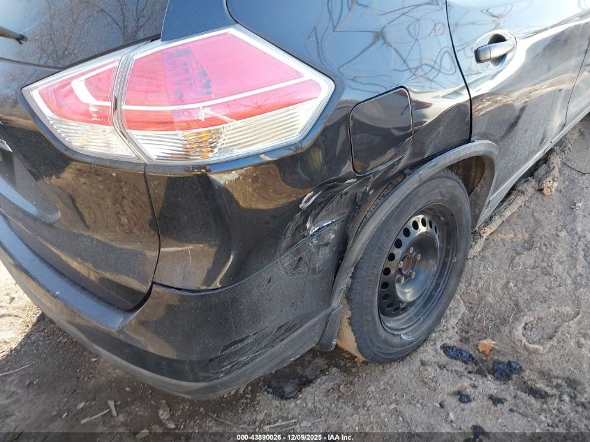 2016 Nissan Rogue S VIN: JN8AT2MT1GW026372 Lot: 43890026