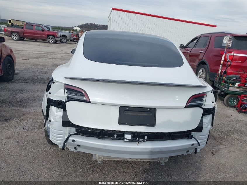 2022 Tesla Model 3 Performance Dual Motor All-Wheel Drive VIN: 5YJ3E1EC8NF357250 Lot: 43890050