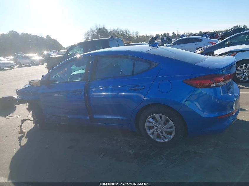 2017 Hyundai Elantra Se VIN: KMHD74LF1HU316740 Lot: 43890051