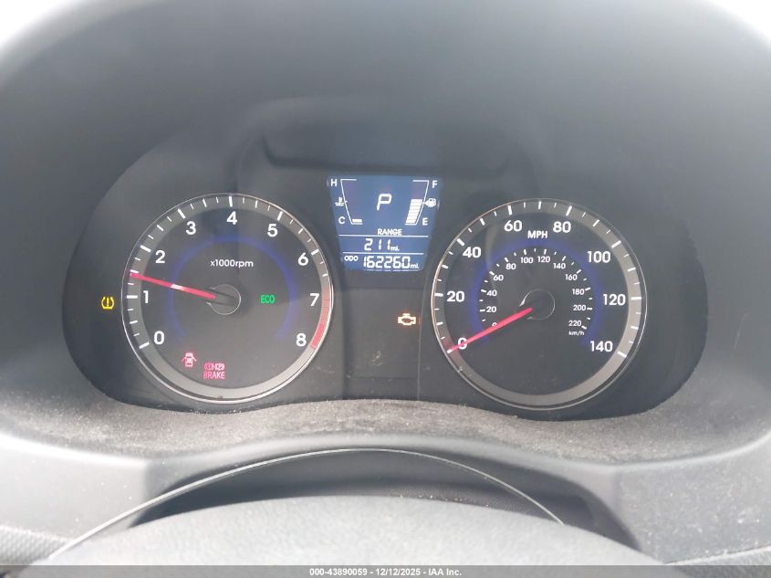 2013 Hyundai Accent Gs VIN: KMHCT5AE8DU125348 Lot: 43890059