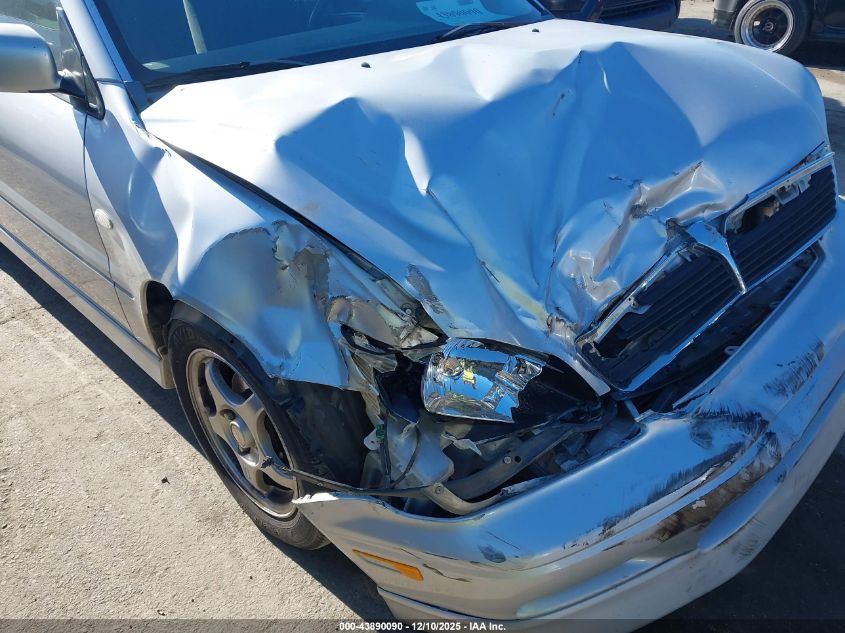 2002 Mitsubishi Lancer Oz Rally VIN: JA3AJ86E42U069514 Lot: 43890090