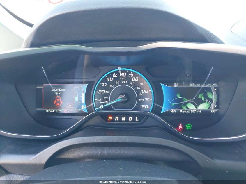 2017 Ford C-Max Hybrid Se VIN: 1FADP5AU6HL111793 Lot: 43890092