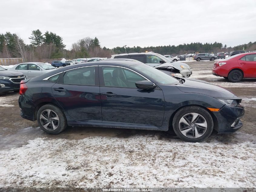 2020 Honda Civic Lx VIN: 2HGFC2F69LH592136 Lot: 43890153