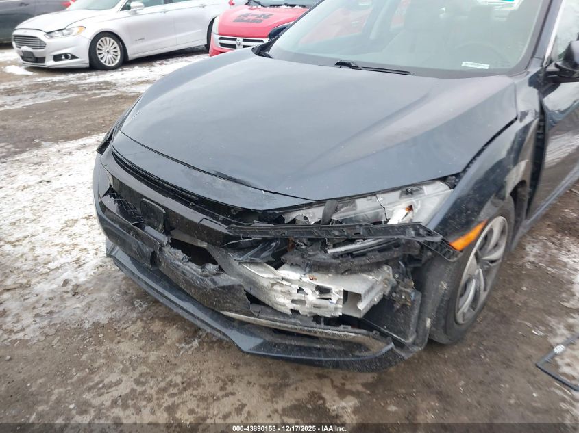 2020 Honda Civic Lx VIN: 2HGFC2F69LH592136 Lot: 43890153