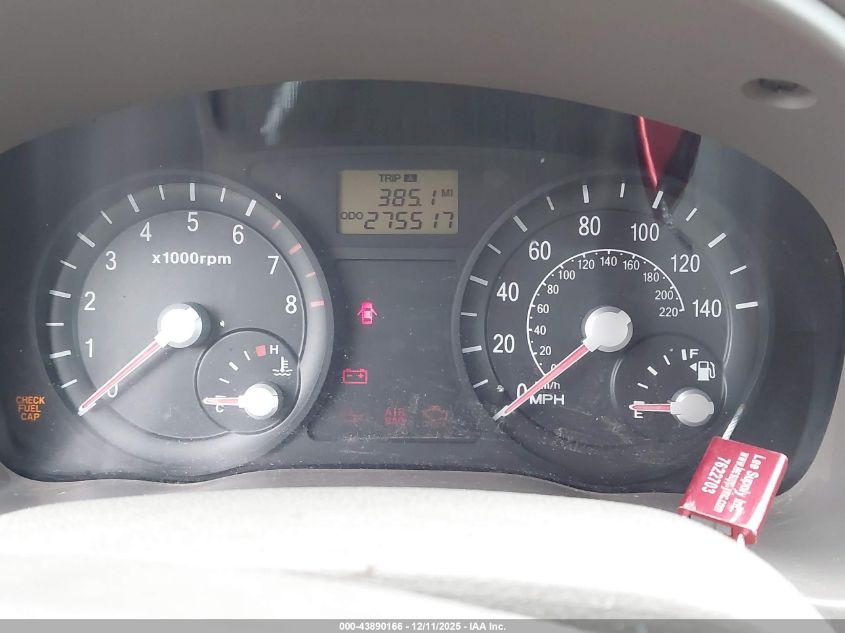 2006 Kia Rio Lx VIN: KNADE123866067206 Lot: 43890166