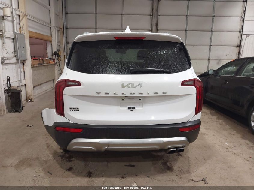 2022 Kia Telluride S VIN: 5XYP6DHC8NG249280 Lot: 43890216