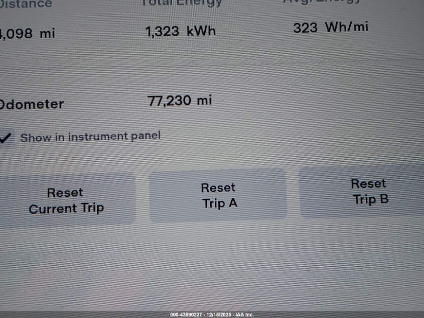 2016 Tesla Model S 60D/70D/75D/85D/90D VIN: 5YJSA1E29GF155860 Lot: 43890227