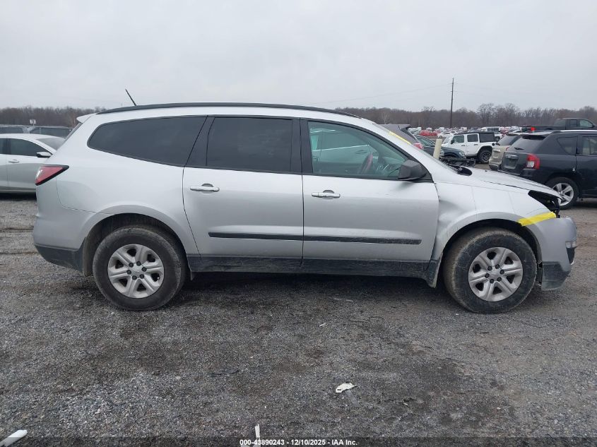 2017 Chevrolet Traverse Ls VIN: 1GNKVFKD6HJ347844 Lot: 43890243