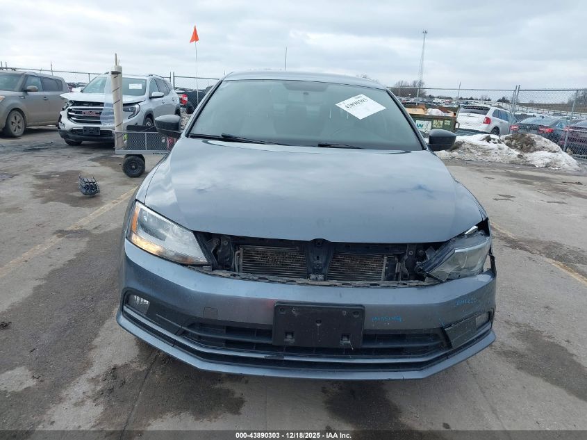 2015 Volkswagen Jetta 1.8T Sport VIN: 3VWD17AJ1FM425762 Lot: 43890303