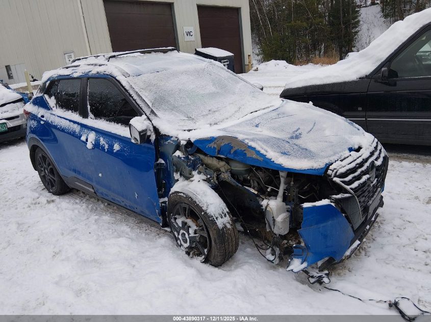 2021 Nissan Kicks Sr Xtronic Cvt VIN: 3N1CP5DV0ML555974 Lot: 43890317