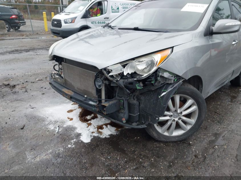 2013 Hyundai Tucson Limited VIN: KM8JU3AC8DU607826 Lot: 43890326