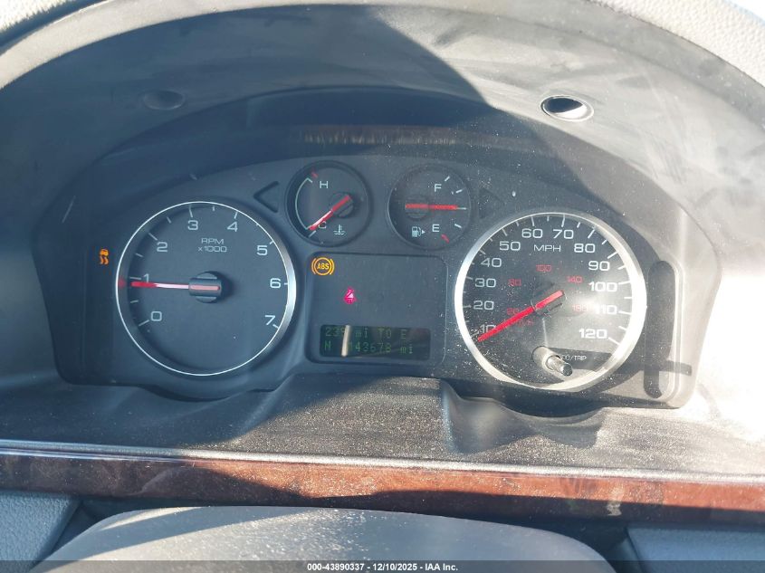 2006 Ford Five Hundred Sel VIN: 1FAFP241X6G101363 Lot: 43890337