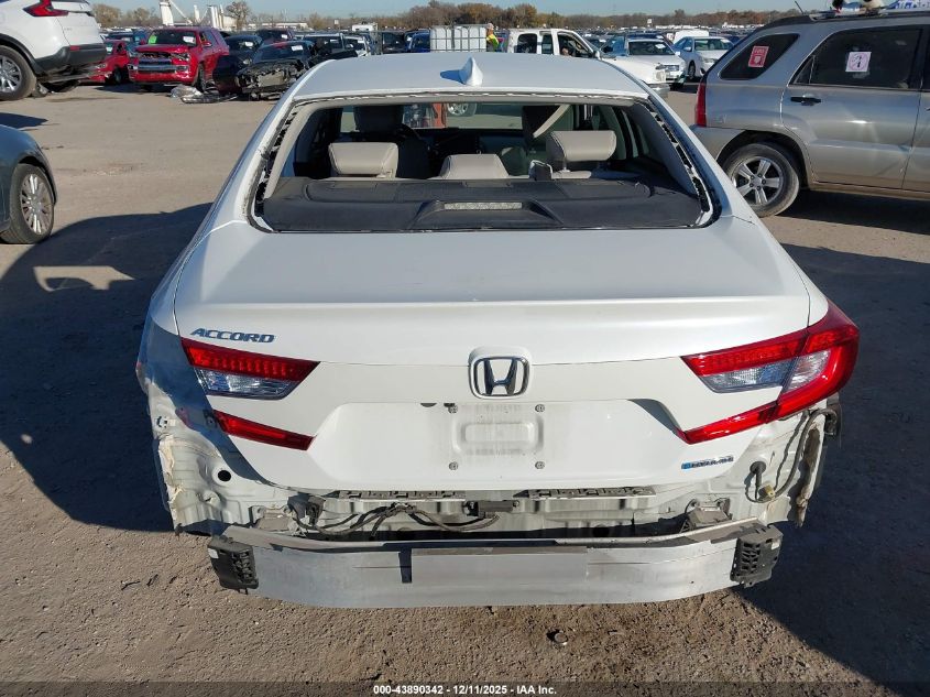 2018 Honda Accord Hybrid Ex-L VIN: 1HGCV3F57JA016471 Lot: 43890342