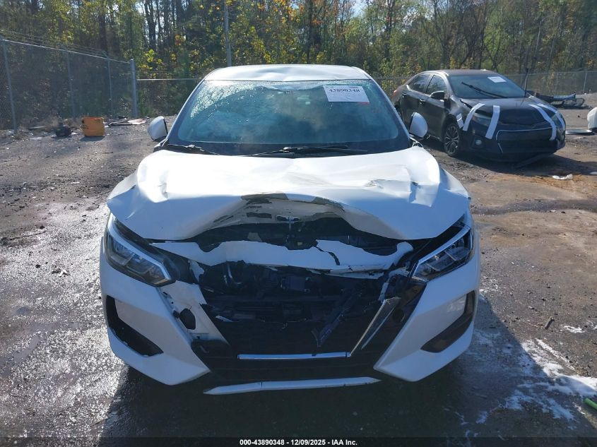 2022 Nissan Sentra Sv Xtronic Cvt VIN: 3N1AB8CVXNY317529 Lot: 43890348