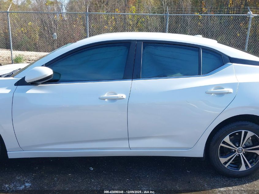 2022 Nissan Sentra Sv Xtronic Cvt VIN: 3N1AB8CVXNY317529 Lot: 43890348