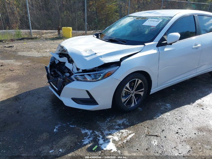 2022 Nissan Sentra Sv Xtronic Cvt VIN: 3N1AB8CVXNY317529 Lot: 43890348