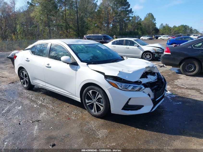 2022 Nissan Sentra Sv Xtronic Cvt VIN: 3N1AB8CVXNY317529 Lot: 43890348