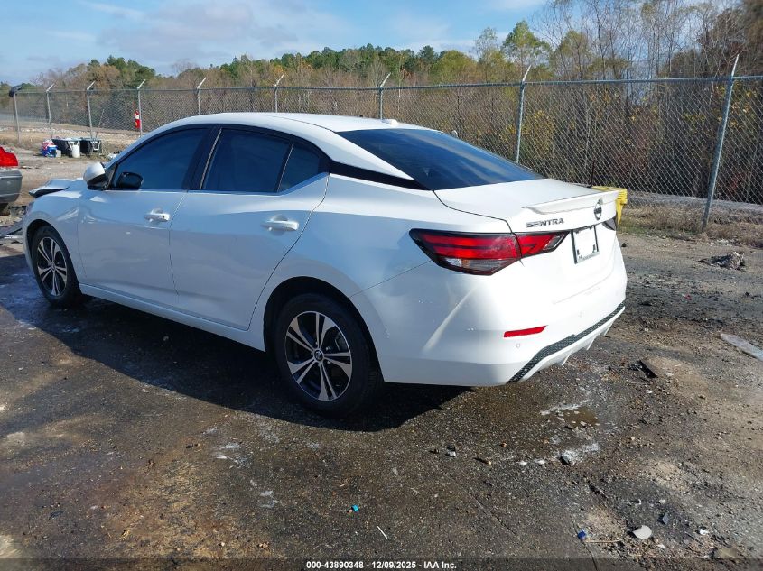 2022 Nissan Sentra Sv Xtronic Cvt VIN: 3N1AB8CVXNY317529 Lot: 43890348