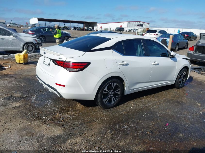 2022 Nissan Sentra Sv Xtronic Cvt VIN: 3N1AB8CVXNY317529 Lot: 43890348