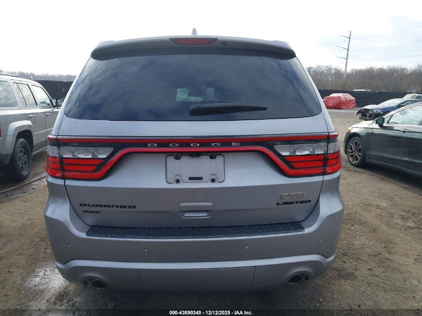 2016 Dodge Durango Limited VIN: 1C4RDJDG8GC440291 Lot: 43890349