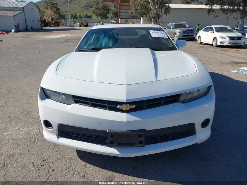 2014 Chevrolet Camaro 1Lt VIN: 2G1FB1E34E9320912 Lot: 43890427