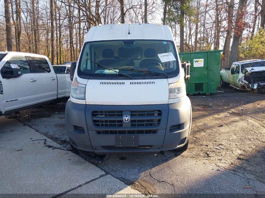 2018 Ram Promaster 2500 High Roof 159 Wb VIN: 3C6TRVDG0JE122798 Lot: 43890432