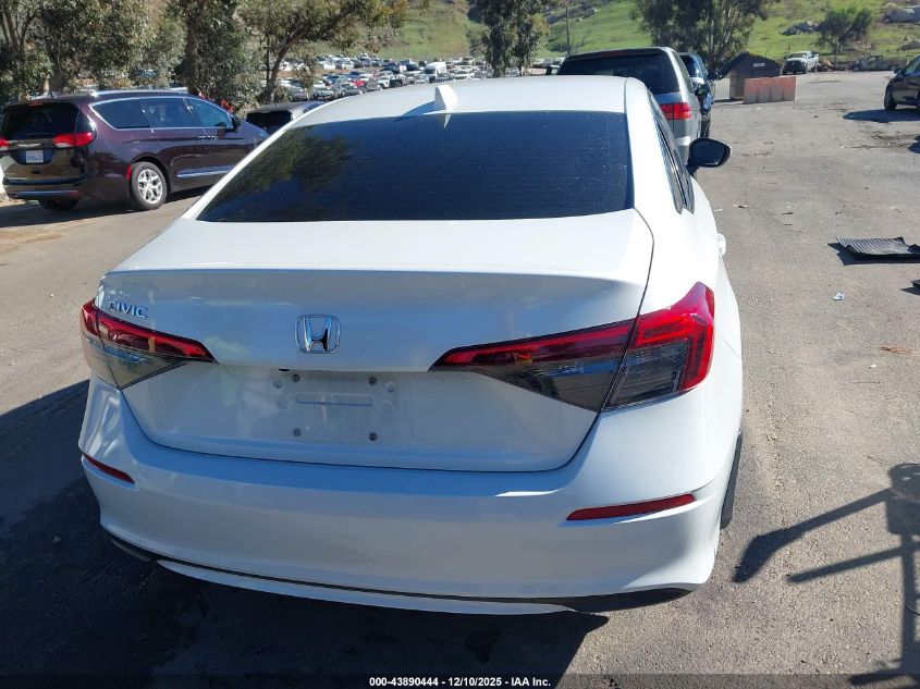 2022 Honda Civic Lx VIN: 2HGFE2F20NH523118 Lot: 43890444