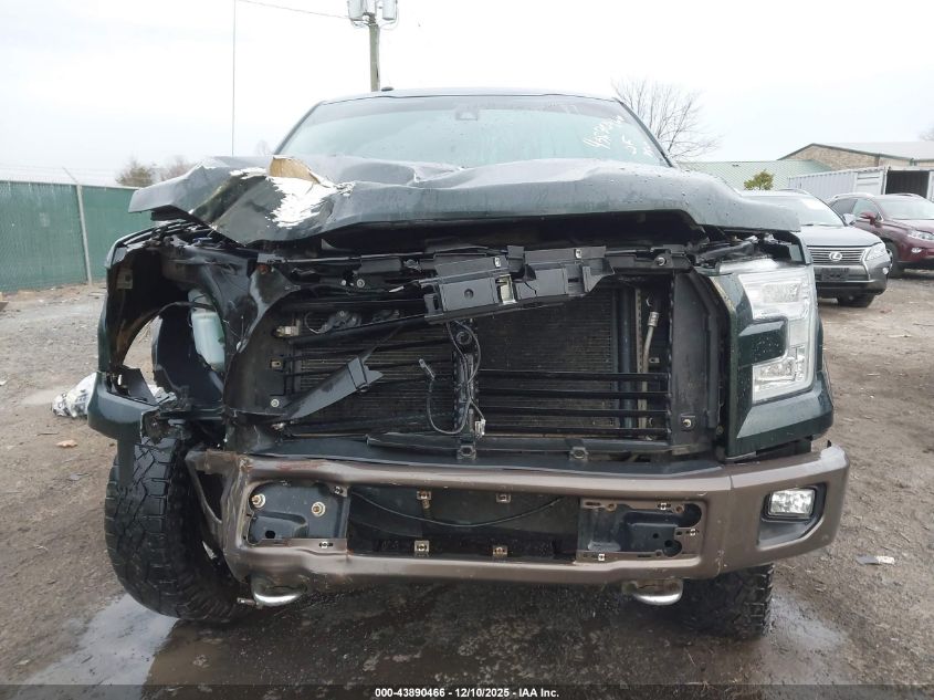 2016 Ford F-150 Lariat VIN: 1FTEW1EF9GFB48825 Lot: 43890466