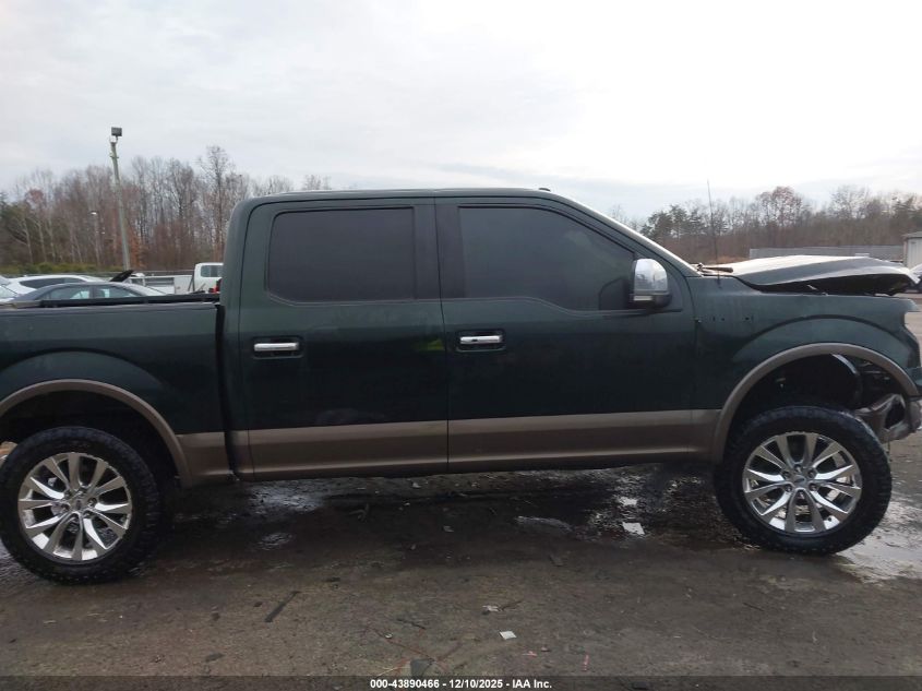 2016 Ford F-150 Lariat VIN: 1FTEW1EF9GFB48825 Lot: 43890466