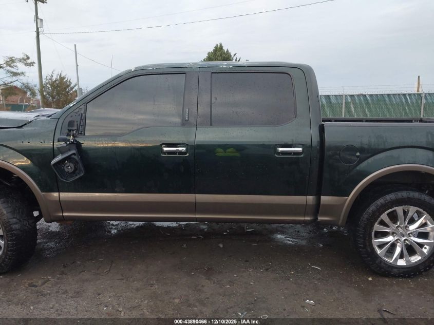 2016 Ford F-150 Lariat VIN: 1FTEW1EF9GFB48825 Lot: 43890466