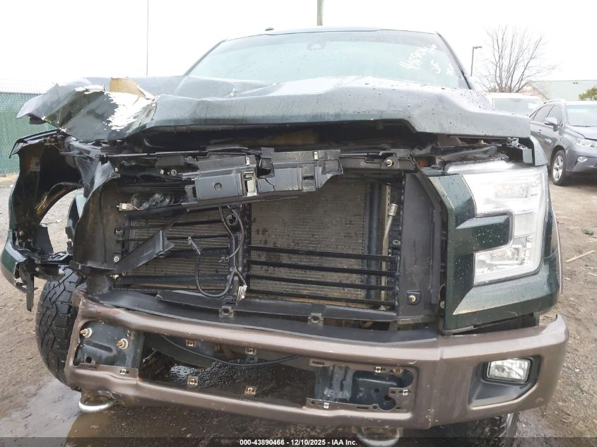 2016 Ford F-150 Lariat VIN: 1FTEW1EF9GFB48825 Lot: 43890466