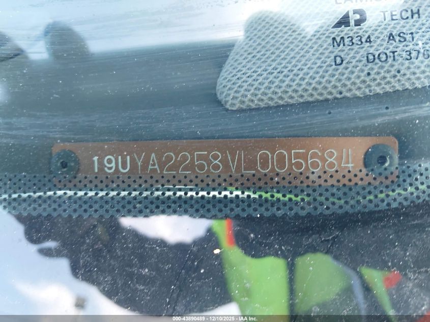 1997 Acura Cl 3.0 VIN: 19UYA2258VL005684 Lot: 43890489