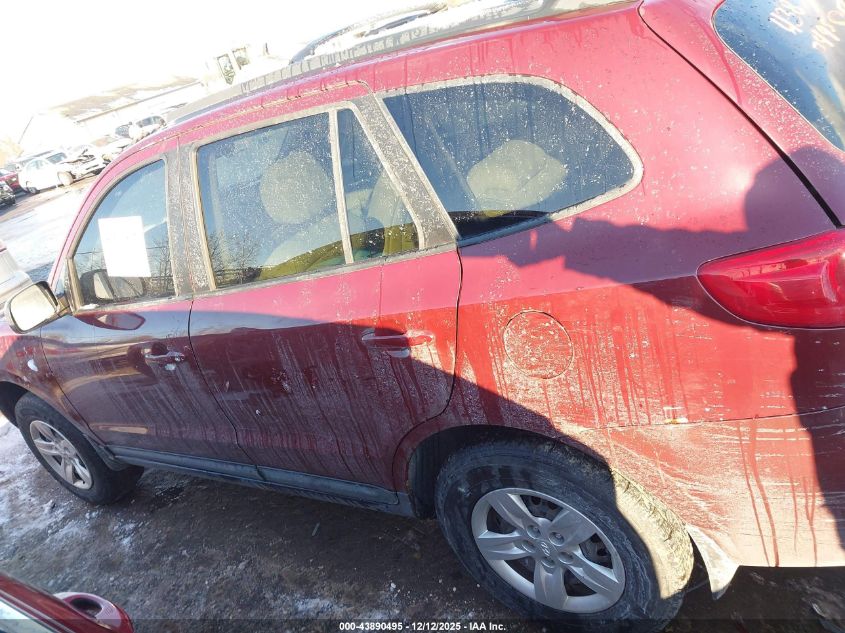 2009 Hyundai Santa Fe Gls VIN: 5NMSG73D29H254267 Lot: 43890495