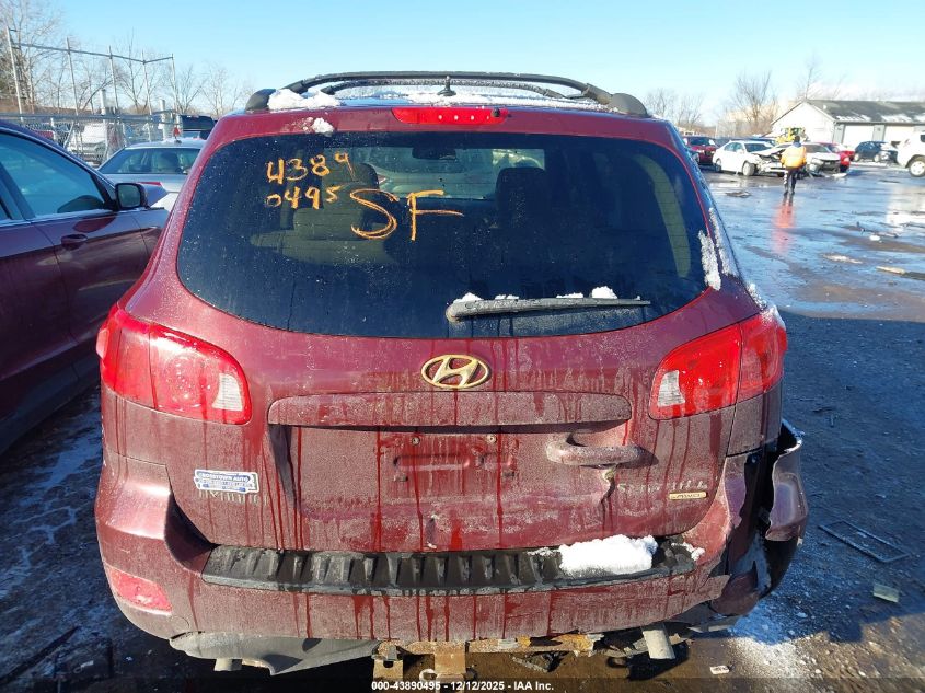 2009 Hyundai Santa Fe Gls VIN: 5NMSG73D29H254267 Lot: 43890495