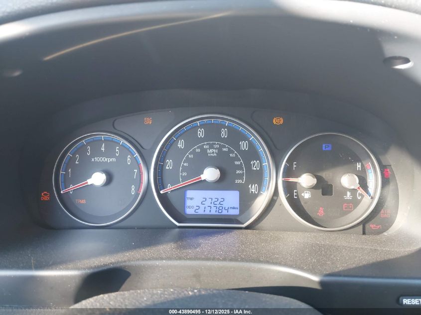 2009 Hyundai Santa Fe Gls VIN: 5NMSG73D29H254267 Lot: 43890495