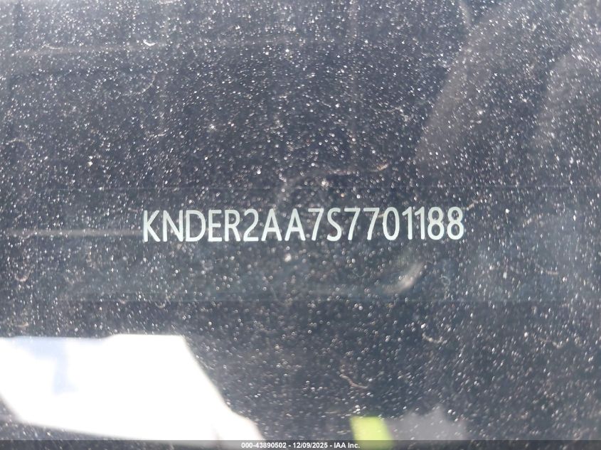 2025 Kia Seltos Ex VIN: KNDER2AA7S7701188 Lot: 43890502