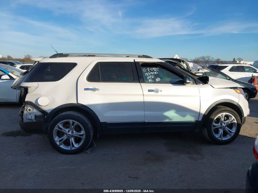 2014 Ford Explorer Limited VIN: 1FM5K7F81EGA19334 Lot: 43890505