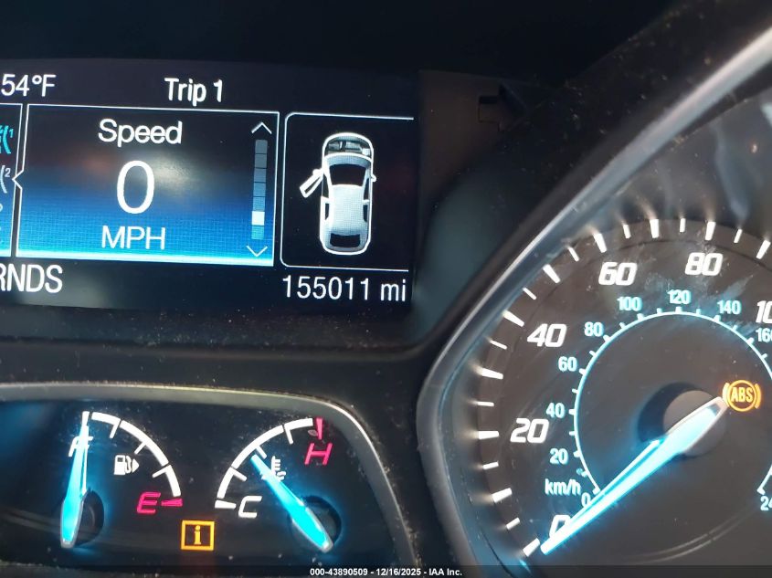 2014 Ford Escape Titanium VIN: 1FMCU9J99EUC54143 Lot: 43890509