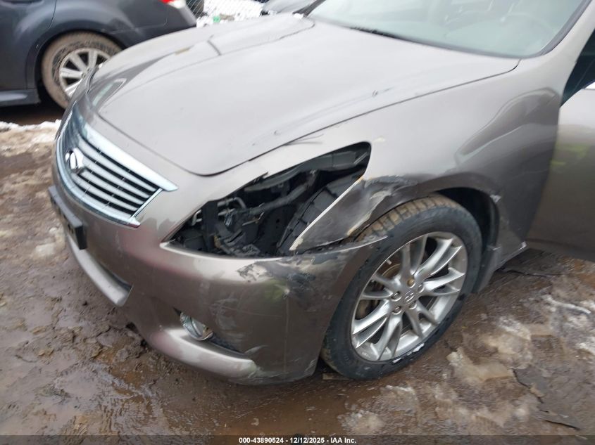 2013 Infiniti G37X VIN: JN1CV6AR6DM352418 Lot: 43890524