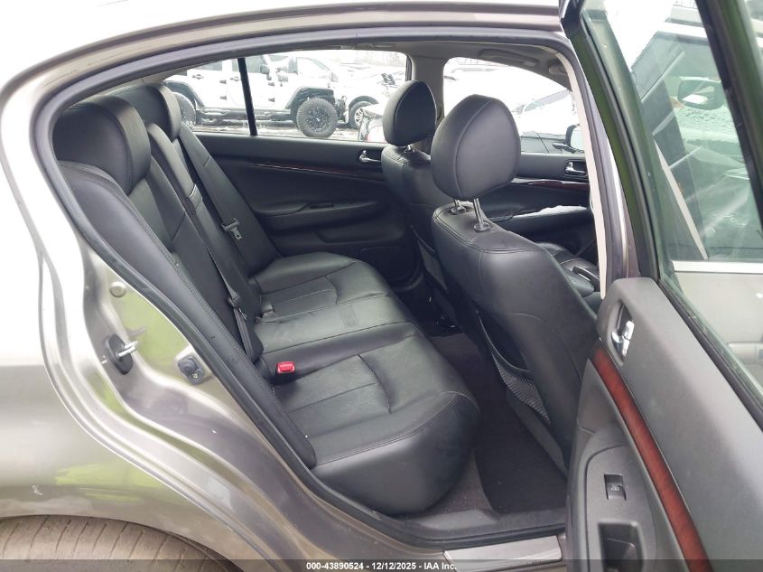 2013 Infiniti G37X VIN: JN1CV6AR6DM352418 Lot: 43890524