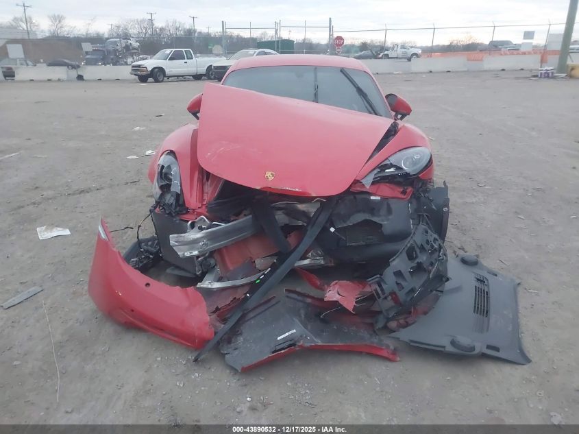 2019 Porsche 718 Cayman VIN: WP0AA2A81KS260481 Lot: 43890532