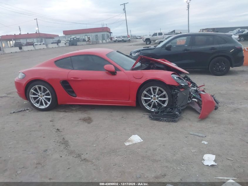 2019 Porsche 718 Cayman VIN: WP0AA2A81KS260481 Lot: 43890532