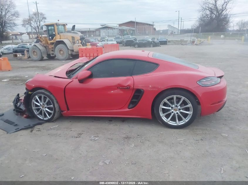 2019 Porsche 718 Cayman VIN: WP0AA2A81KS260481 Lot: 43890532