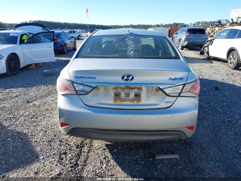 2013 Hyundai Sonata Hybrid Limited VIN: KMHEC4A4XDA098391 Lot: 43890533