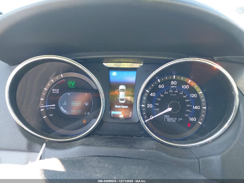 2013 Hyundai Sonata Hybrid Limited VIN: KMHEC4A4XDA098391 Lot: 43890533