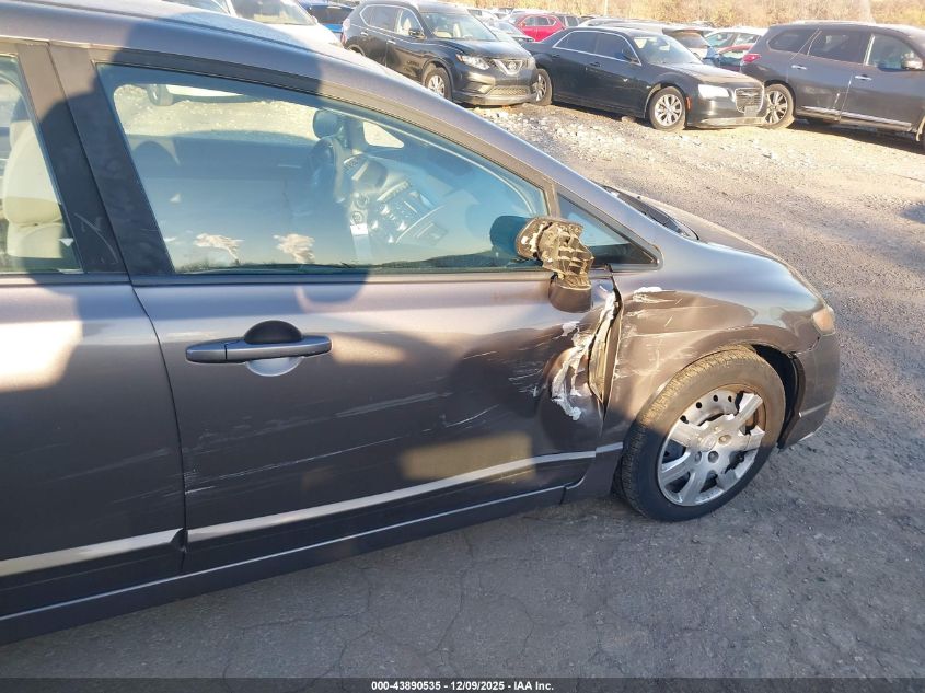 2009 Honda Civic Lx VIN: 1HGFA16589L015567 Lot: 43890535