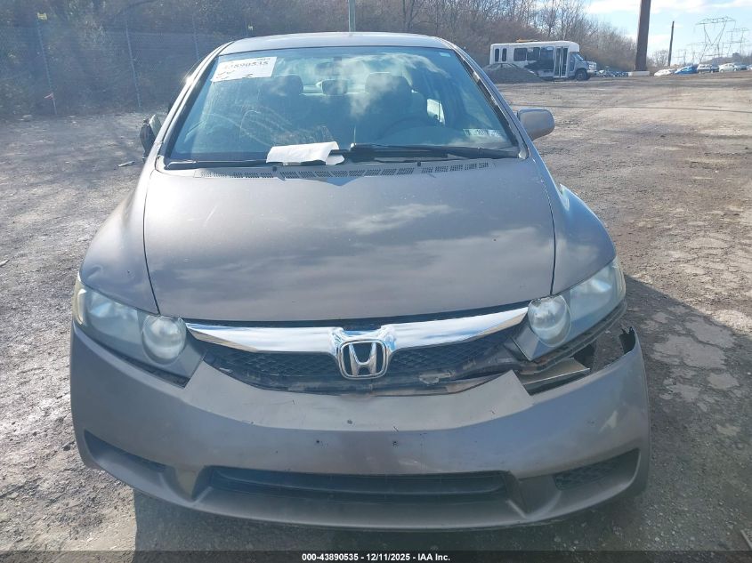 2009 Honda Civic Lx VIN: 1HGFA16589L015567 Lot: 43890535