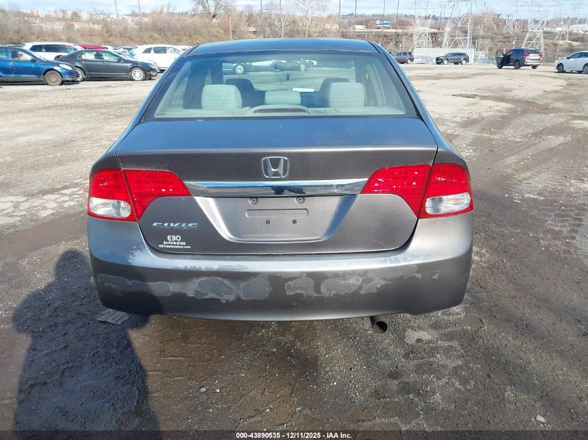 2009 Honda Civic Lx VIN: 1HGFA16589L015567 Lot: 43890535